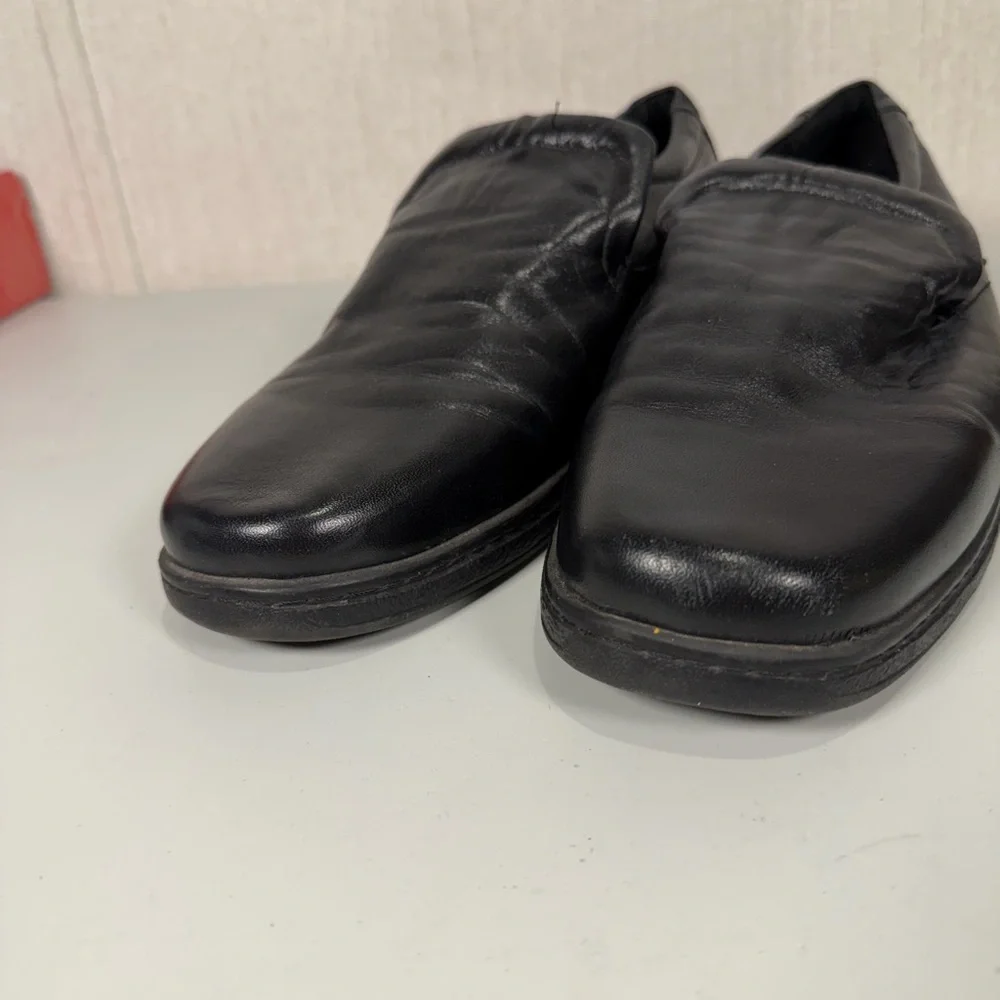 Giorgio Brutini Software Men Slip In Shoes Black Leather‎ Size 11D